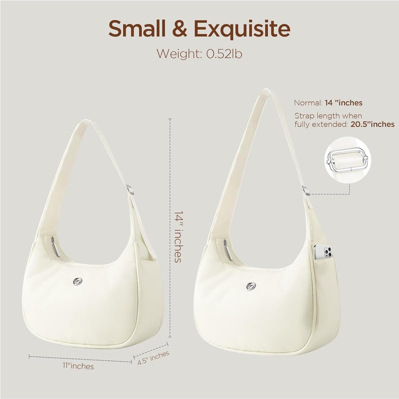 Babysun Mini Shoulder Bag Women Nylon Crescent Bag Underarm Shoulder Purse Women's Shoulder Handbags Small Tote Bag - Image 4
